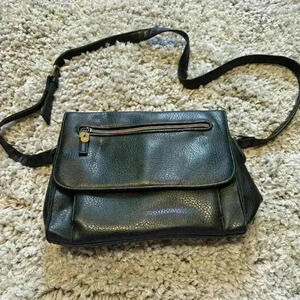Vintage relic crossbody leather purse